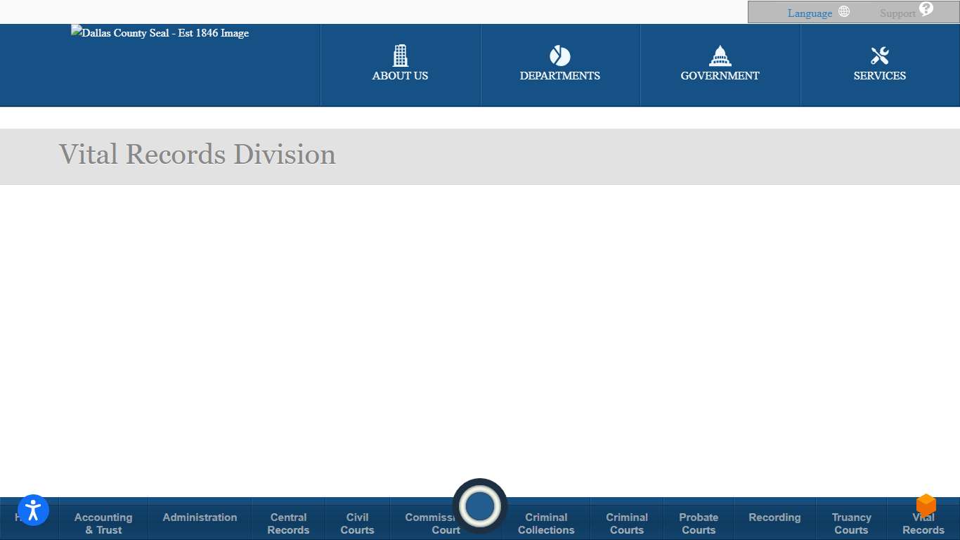County Clerk Vital Records Division - Marriage License