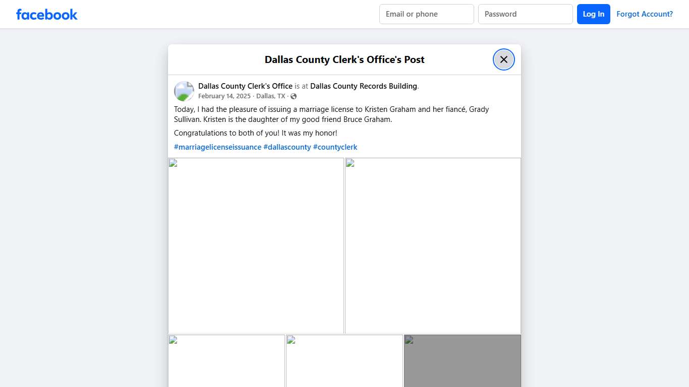 Today, I had the pleasure... - Dallas County Clerk's Office Facebook